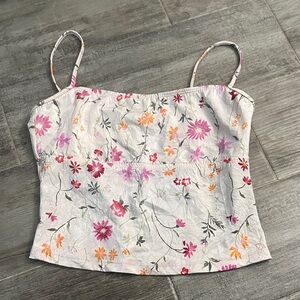 Vintage Floral Top sz 14/XL